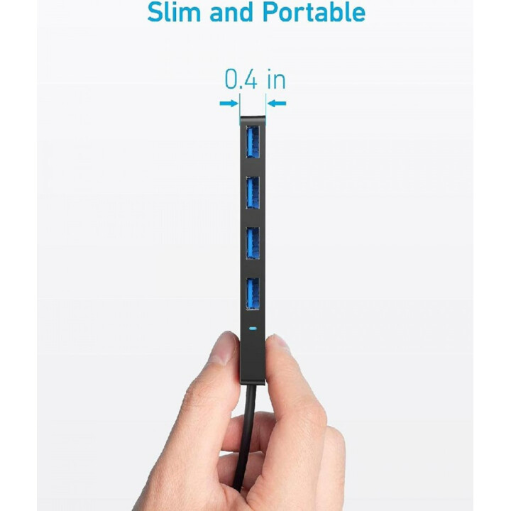 Anker 4-in-1 5Gbps USB-C Hub Schwarz