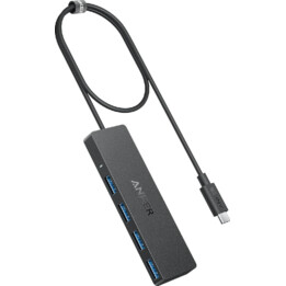 Anker 4-in-1 5Gbps USB-C Hub Schwarz