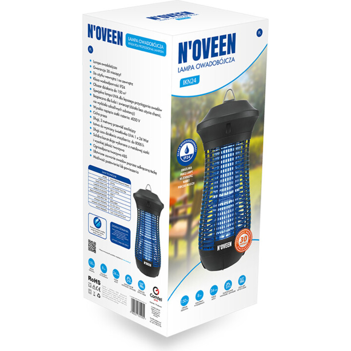 NOVEEN IKN24 IP24 Professional insecticidal lamp