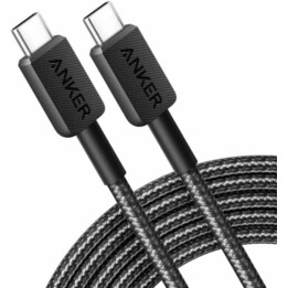 Anker 322 USB-C-auf-USB-C-Kabel 1,8 m schwarz