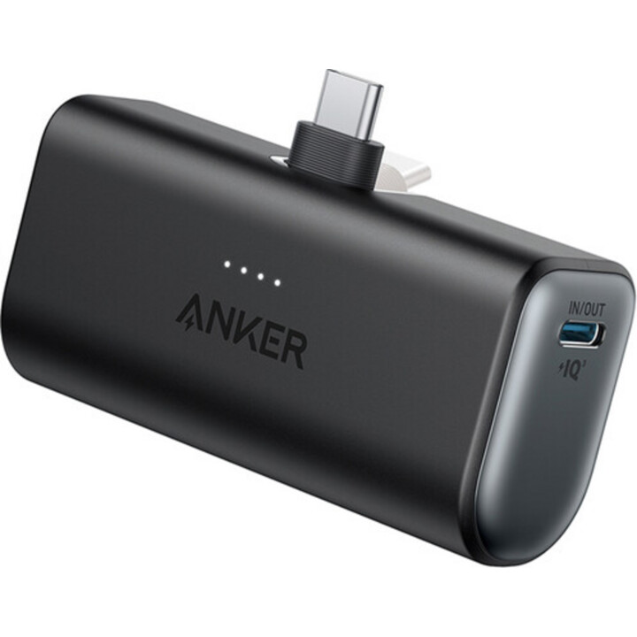 Powerbank Anker Nano 5000mAh 22.5W con conector USB-C incorporado negro