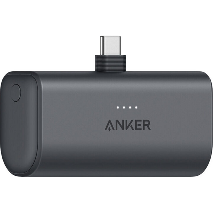 Powerbank Anker Nano 5000mAh 22.5W con conector USB-C incorporado negro