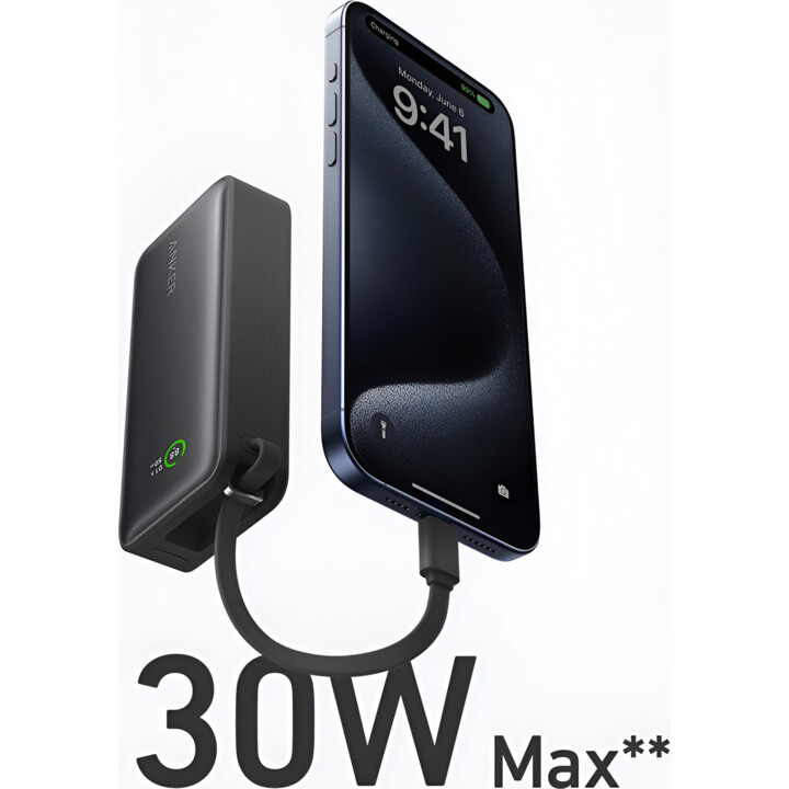 Powerbank Anker 545 Nano 10000mAh PD 30W negro