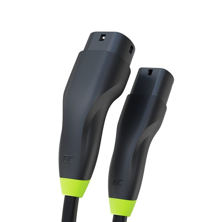 Green Cell EVKABGC01 LadekabelfürElektrofahrzeuge Schwarz Typ 2 3 5 m