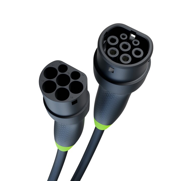Green Cell EVKABGC01 LadekabelfürElektrofahrzeuge Schwarz Typ 2 3 5 m