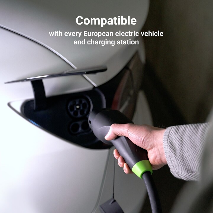 Green Cell EVKABGC01 LadekabelfürElektrofahrzeuge Schwarz Typ 2 3 5 m