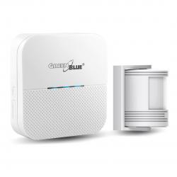 GreenBlue wireless entry signal, motion sensor, 52 melodies, white, 230V AC, max 8 sensors, GB212