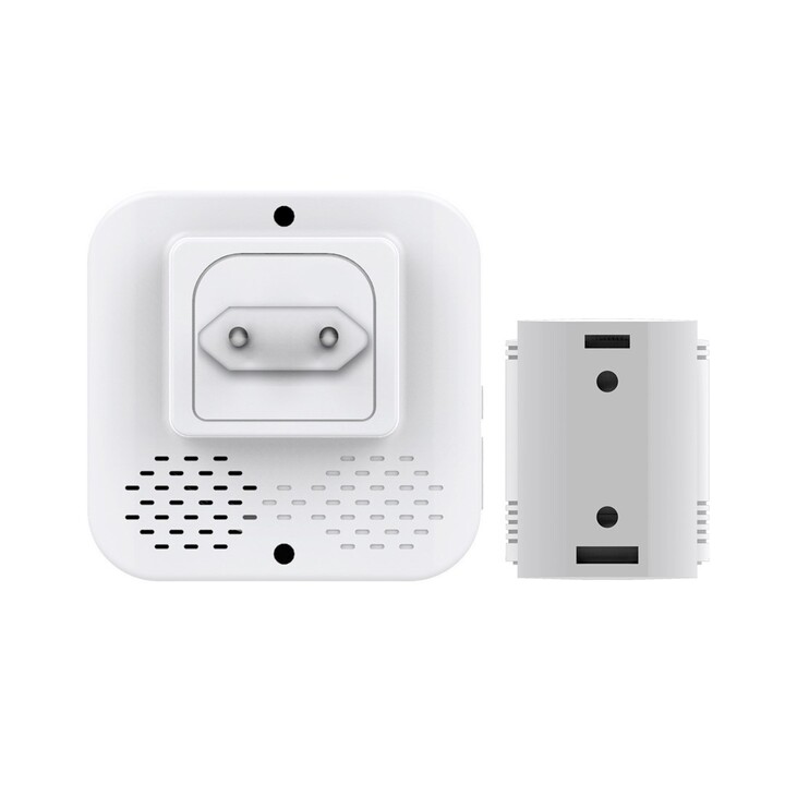 GreenBlue wireless entry signal, motion sensor, 52 melodies, white, 230V AC, max 8 sensors, GB212