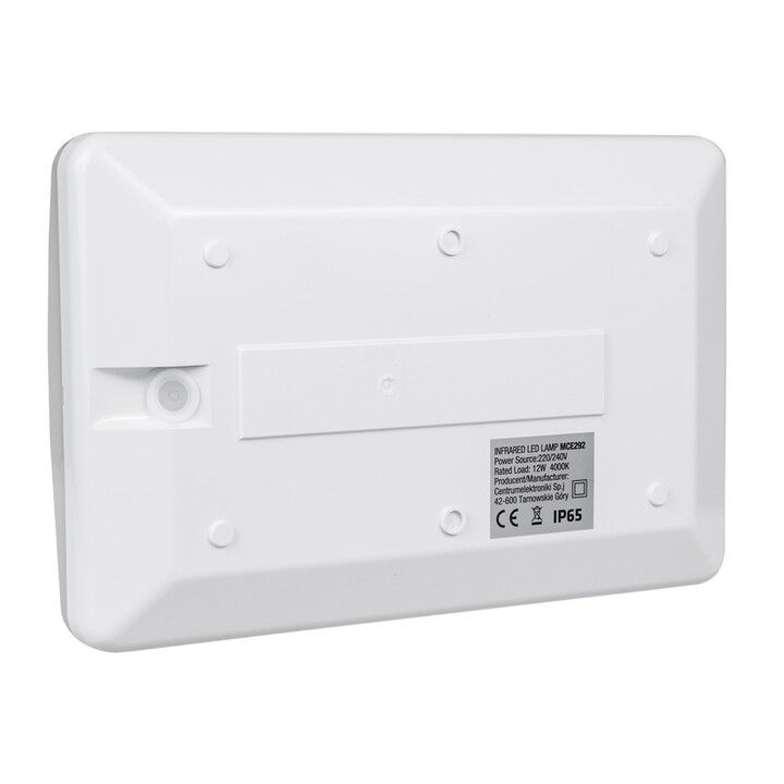 Maclean MCE292 W lámpara LED número de casa sensor crepuscular blanca