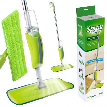 Greenblue 59870 fregona Seca y húmeda Microfibra Verde, Plata