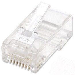 Intellinet 502344 RJ-45 connector Transparent