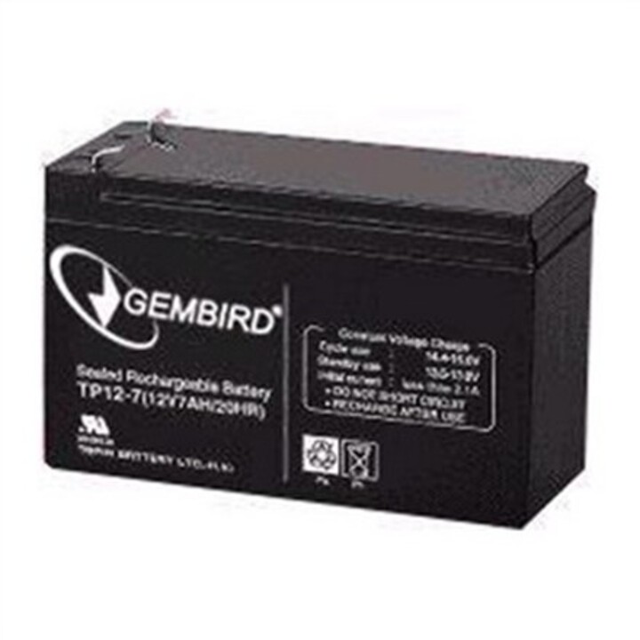 Gembird BAT-12V7AH - USV-Akku - 1 x 7 Ah Sealed Lead Acid (VRLA) 12 V