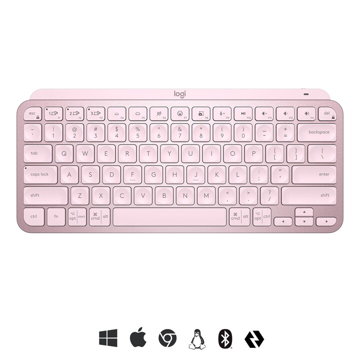 Logitech MX Keys Mini Kabellose beleuchtete Minimalist-Tastatur