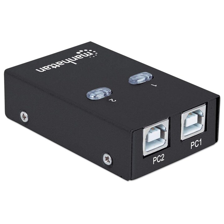 Manhattan Switch Automático para compartir dispositivos USB de Alta Velocidad 2.0