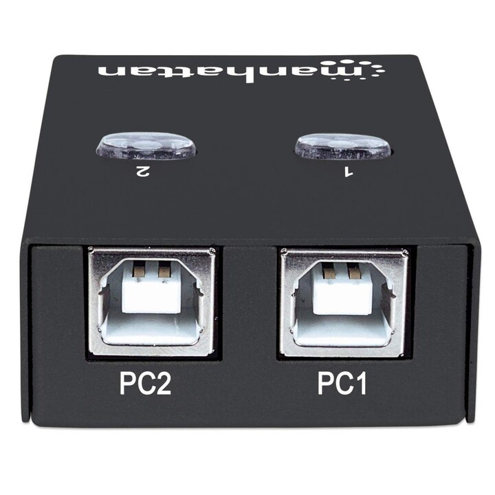 Manhattan Automatic Switch para compartilhamento de dispositivos USB 2.0 de alta velocidade