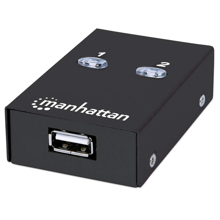 Manhattan Automatic Switch para compartilhamento de dispositivos USB 2.0 de alta velocidade