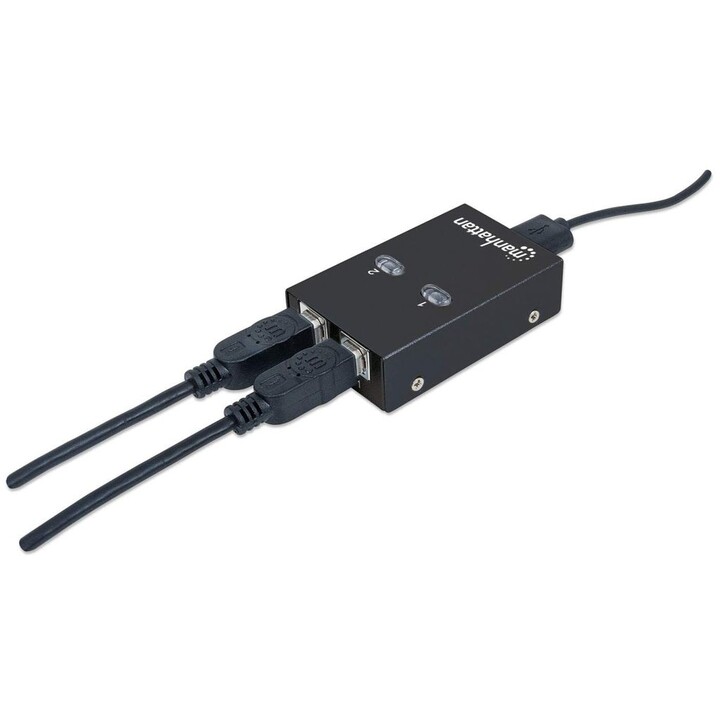 Manhattan Automatic Switch para compartilhamento de dispositivos USB 2.0 de alta velocidade