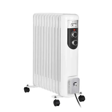 Teesa TSA8049 Calentador eléctrico de aceite blanco 2500 W