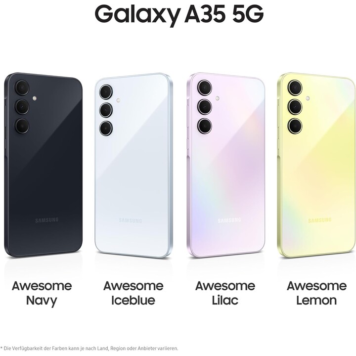 Samsung Galaxy A35 5G A356 6GB 128GB Enterprise Edition Azul Marino
