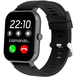 Coole Smartwatch Forest Silikon Schwarz