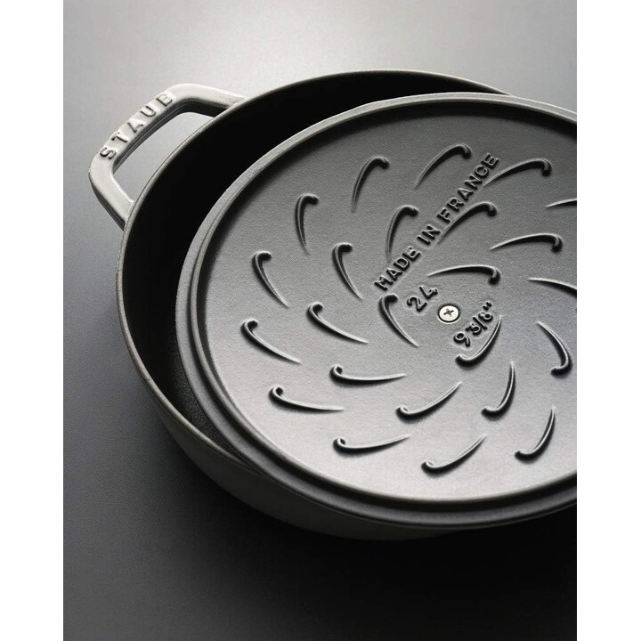 Staub Olla Honda Con Tapa 28 Cm Granadina
