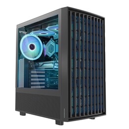 MODECOM BREEZE ARGB Flow MIDI Computer Case USB 3.0 X 2 CYPE-C Nero