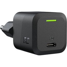 USB Charger Green Cell PowerGaN 33 W PD 3.0 QC 3.0 1x USB-C black
