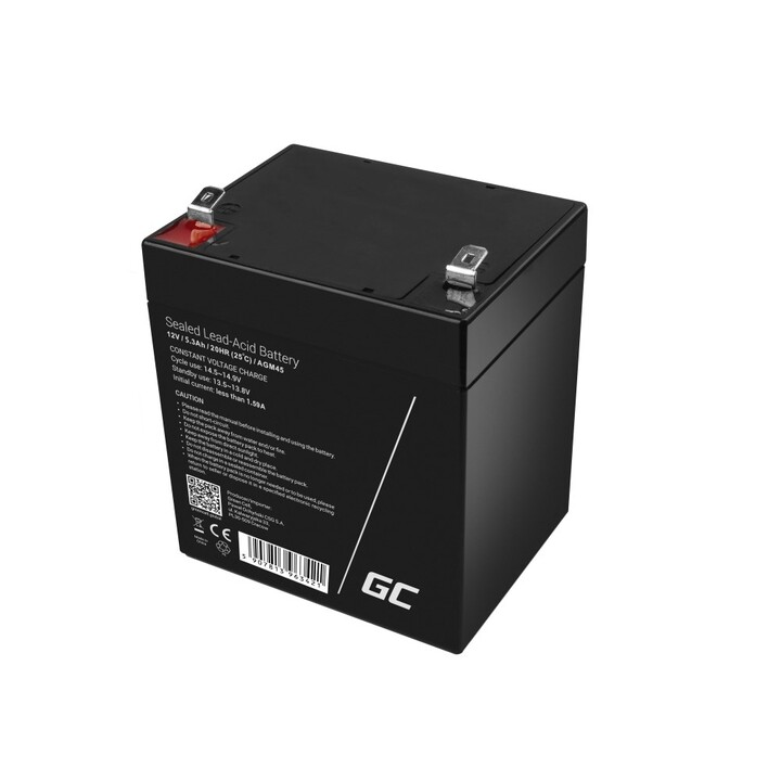 Green Cell AGM45 batería para sistema ups Sealed Lead Acid (VRLA) 12 V 5,3 Ah