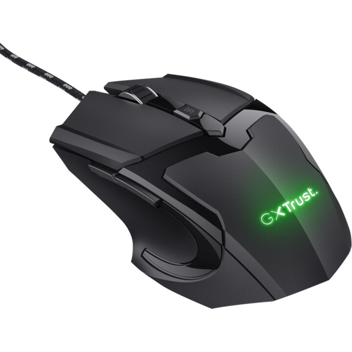 Kit cuffia da gioco + mouse da gioco Trust 24761 Nero / Rosso