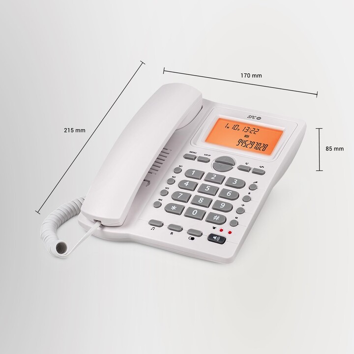 Spc 3612B Bureau Téléphone Id 2 Lcd Blanc