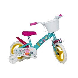 Toimsa Peppa Pig 1198, bicicleta para crianças, 12 polegadas, verde