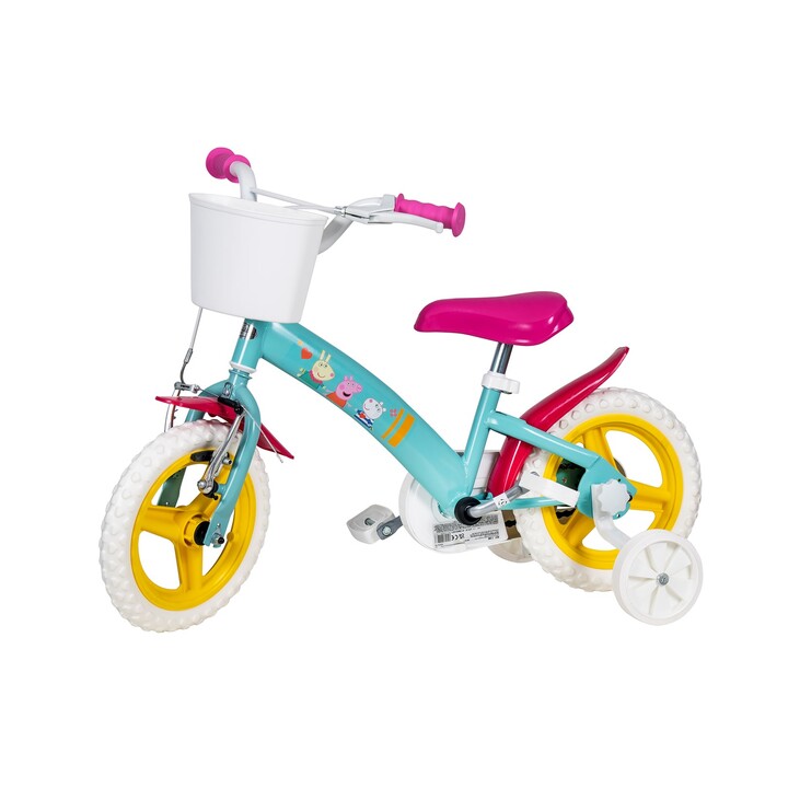 Toimsa Peppa Pig 1198, bicicleta para crianças, 12 polegadas, verde