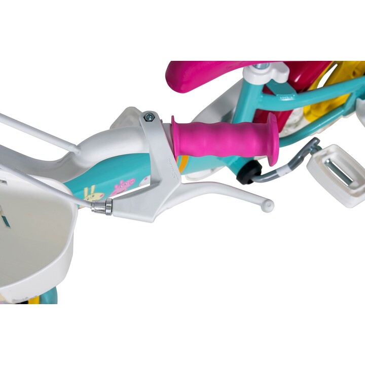 Toimsa Peppa Pig 1198, bicicleta para crianças, 12 polegadas, verde