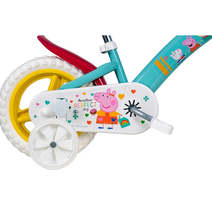 Toimsa Peppa Pig 1198, bicicleta para crianças, 12 polegadas, verde