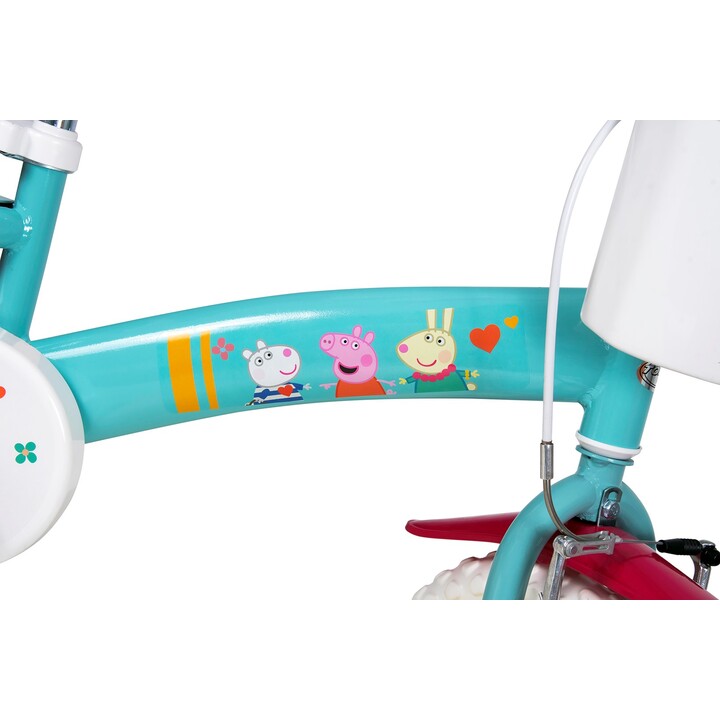 Toimsa Peppa Pig 1198, bicicleta para crianças, 12 polegadas, verde