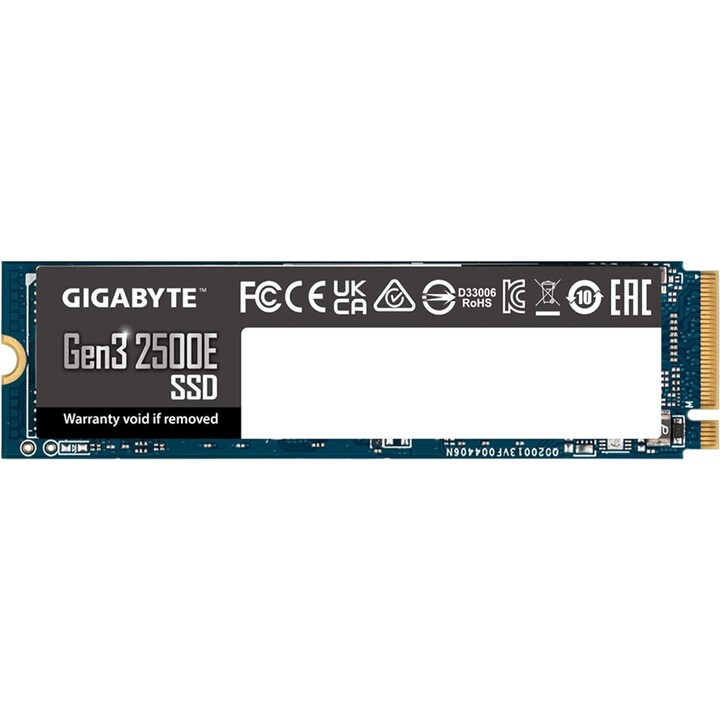 Disco SSD m.2 nvme 500gb gigabyte 2500e g3 2280