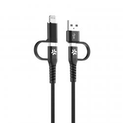 Cable a+c a c+light 2m bk