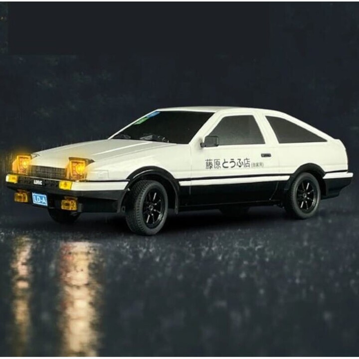 LD1801 AE86 1/18 2.4G (Gyro-Version) Drift Weiß - RC Auto