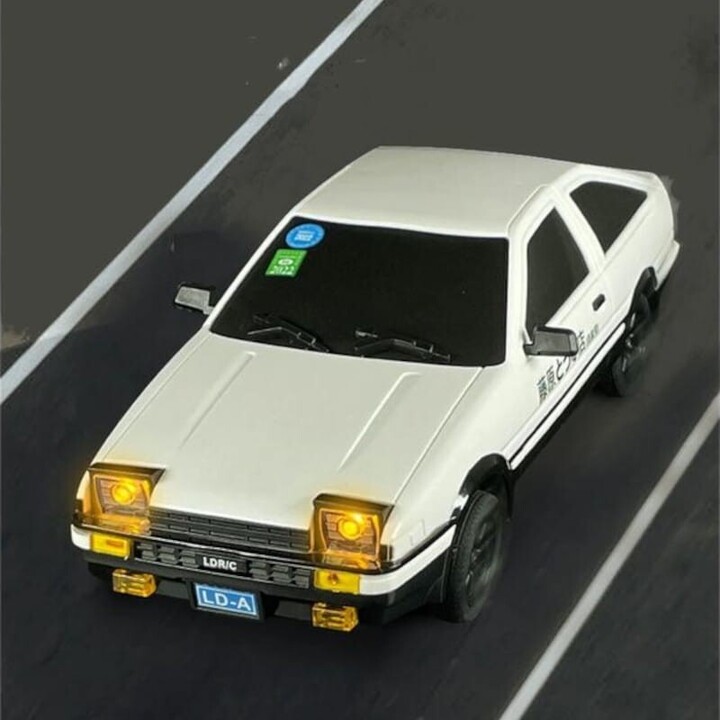 LD1801 AE86 1/18 2.4G (Gyro-Version) Drift Weiß - RC Auto