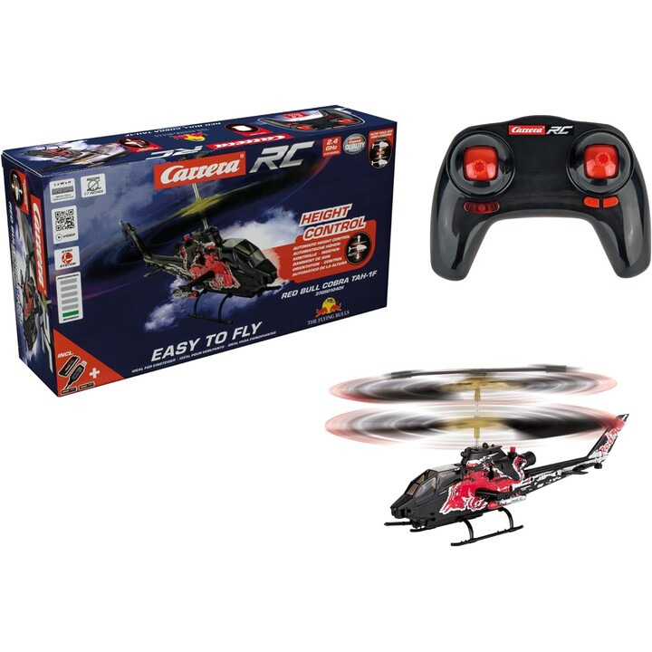 Rádio helicóptero Red Bull Cobra TAH-1F CARC 2.4GHz 501040 Carrera