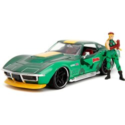 Auto Street Fighter 1969 Chevrolet com Cammy 1/24 Simba JADA Action Figure