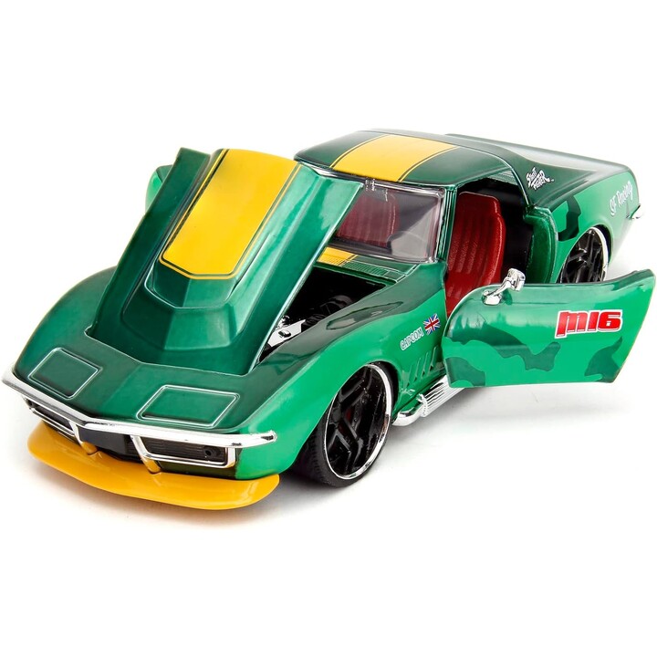 Auto Street Fighter 1969 Chevrolet with Cammy 1/24 Simba JADA Action Figure