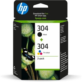 HP 304 Multipack 2 Cartouches Noir/Tricolore
