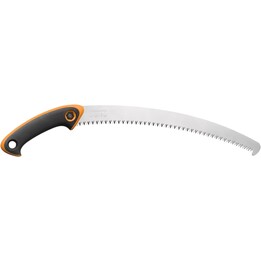 Fiskars SW-330 Gartensäge, schwarzer und orangefarbener ergonomischer Griff mit silberner Klinge