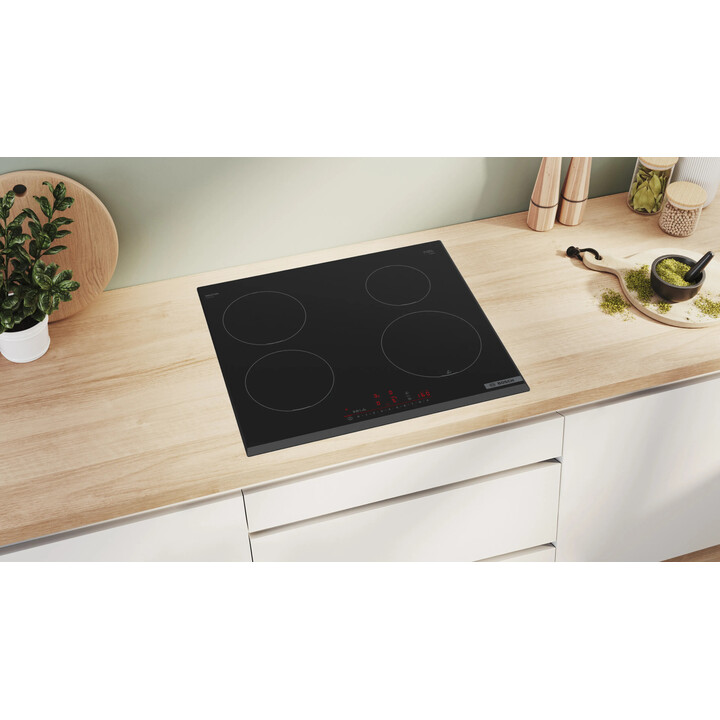 Placa de Inducción Bosch Pif651Hc1E 4 Zonas Negro