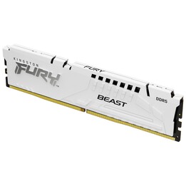 Kingston Technology FURY Beast 16GB 5600MT/s DDR5 CL40 DIMM White XMP