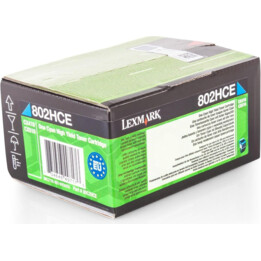 Lexmark 80C2HCE cartucho de tóner 1 pieza(s) Original Cian