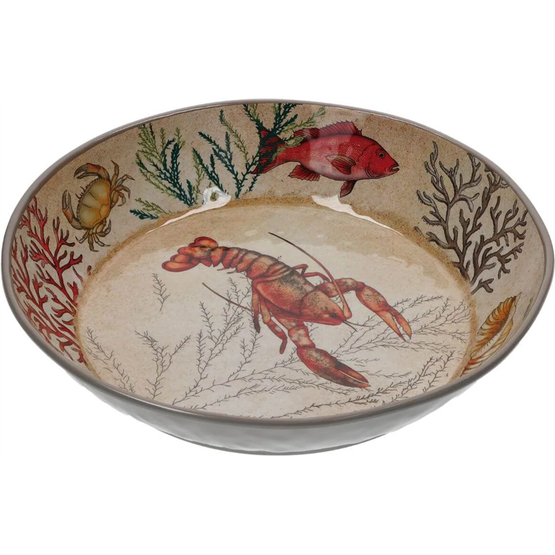 Bol à Spaghetti en Mélamine Sea Life - 37 cm