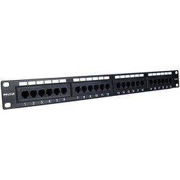 Patchpanel Phasak PU 2420/ 24 Ports/ Cat.6/ 1U Höhe