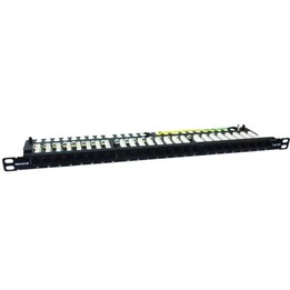 Patchpanel Phasak PU 4811/ 24 Ports/ Cat.6A/ Höhe 0,5U